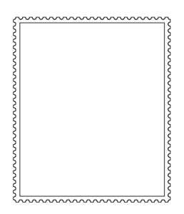 BB-CY - Vorlage Briefmarke