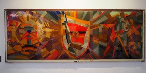 Glasmosaik, sozialistisch