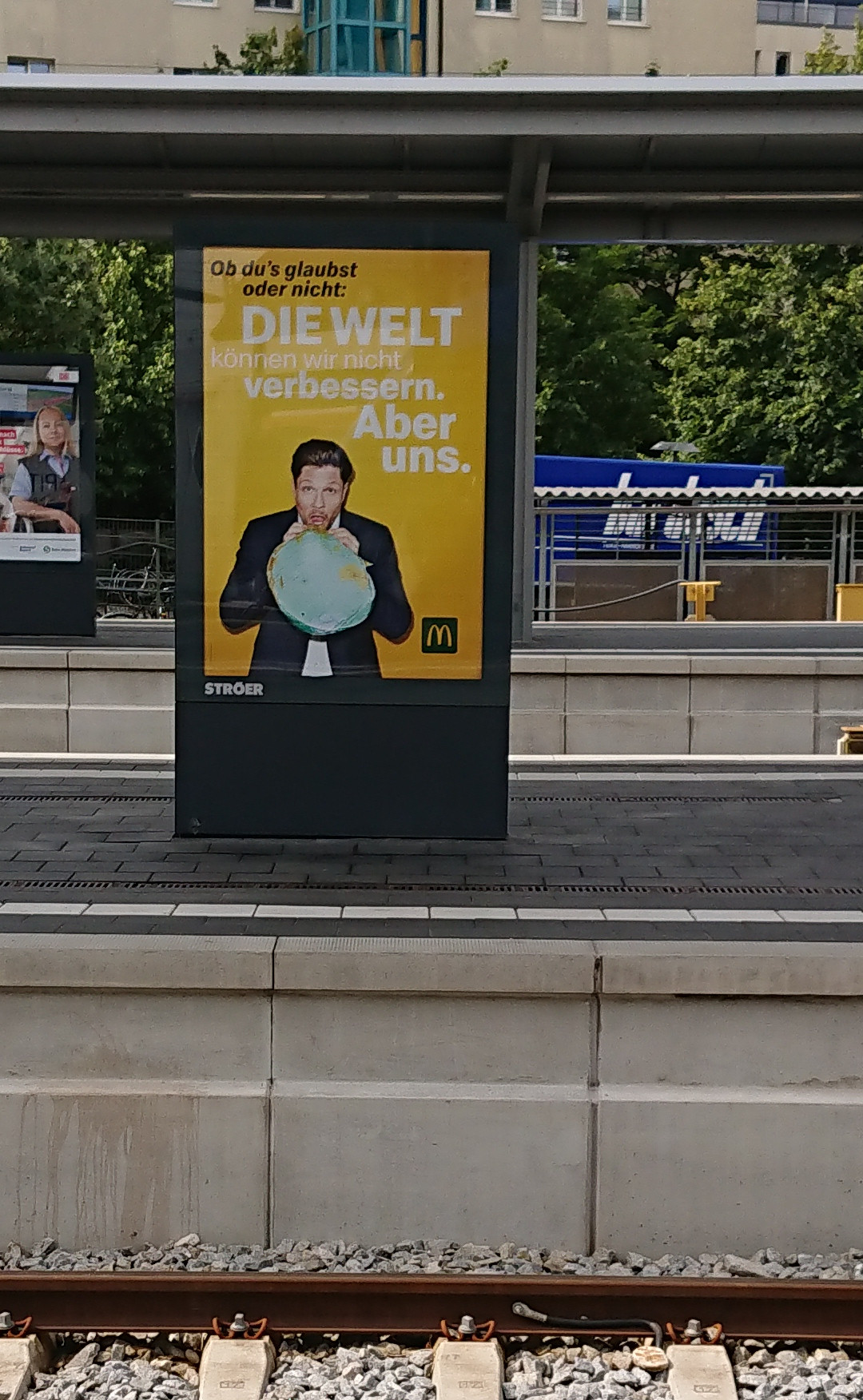 Weniger schlecht ist auch eine Verbesserung @McDonalds
