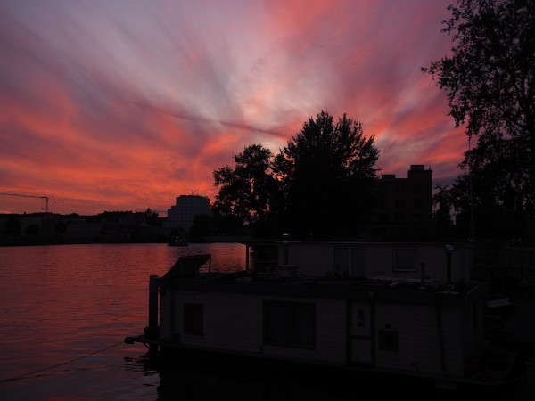 Tiefroter Himmel, 12459 Berlin Schöneweide