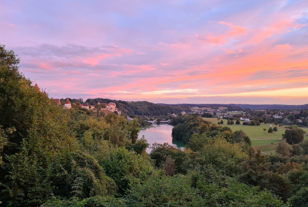 Sonnenuntergang, 84489 Burg zu Burghausen