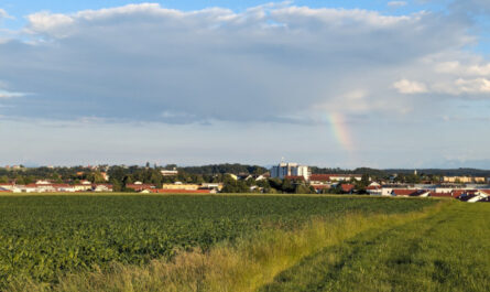 Landschaft Halbe – halbe