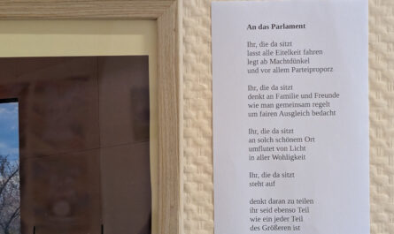 Lyrik: An das Parlament