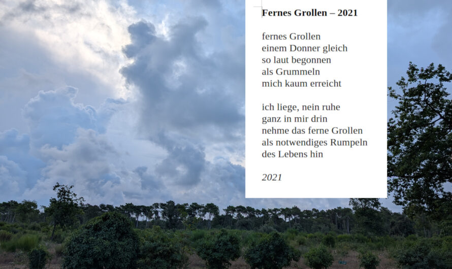 Gedicht: Fernes Grollen